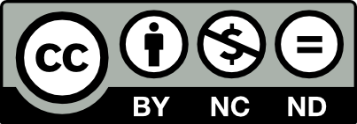 CC License option: CC_BY_NC_ND